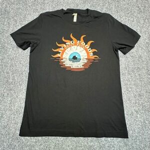 Bella+Canvas Living Foods Kauai Shirt Large Black Sun Eye Graphic Tee